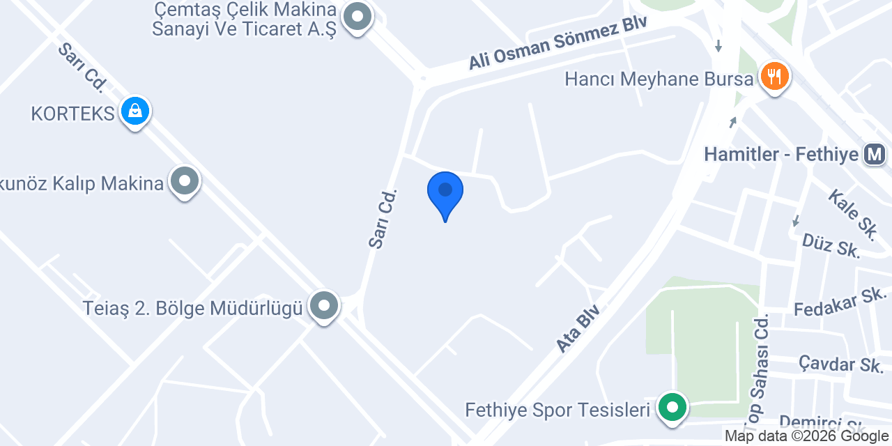 BURSA TASFİYE İŞLETME MÜDÜRLÜĞÜ konumu