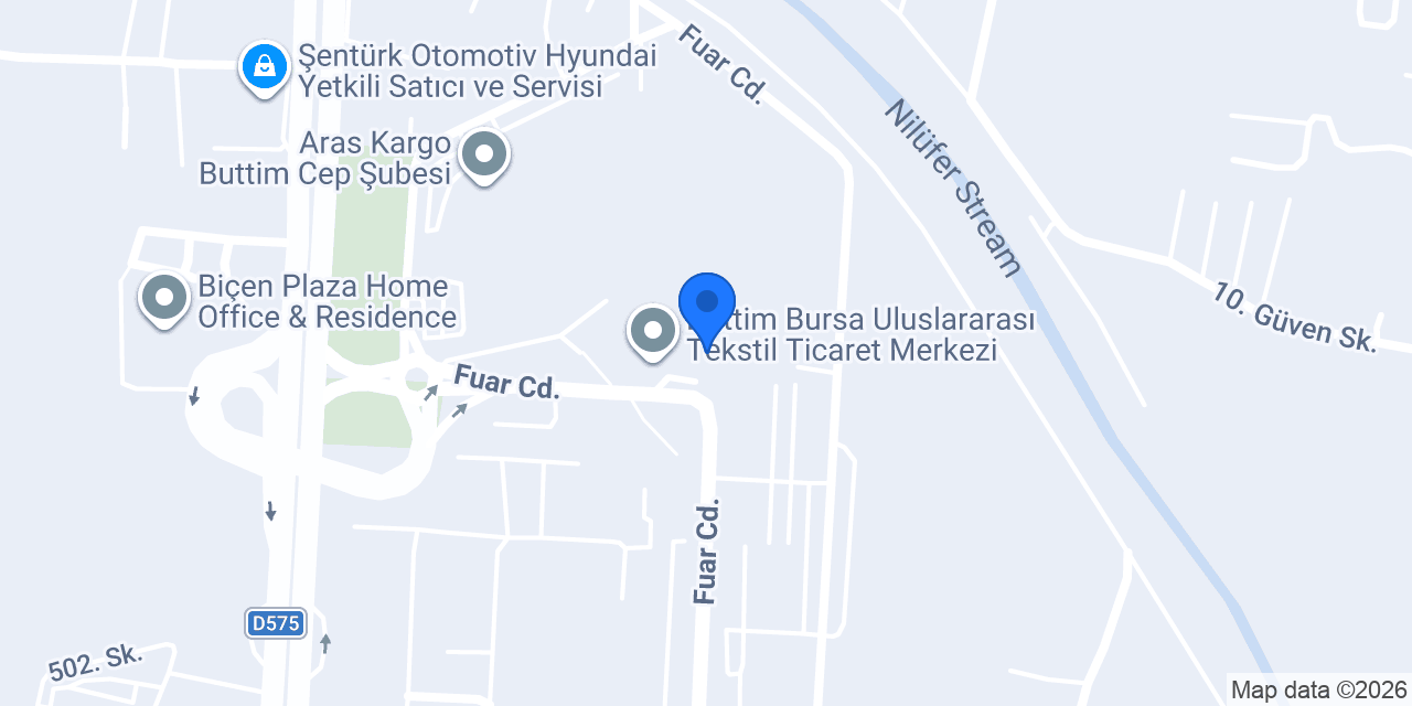 Nur Çiçekçilik konumu