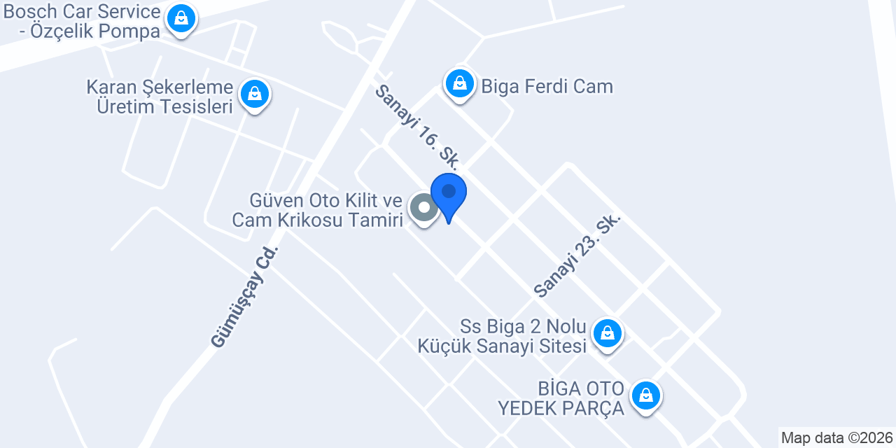 Kaan Mobilya Biga konumu