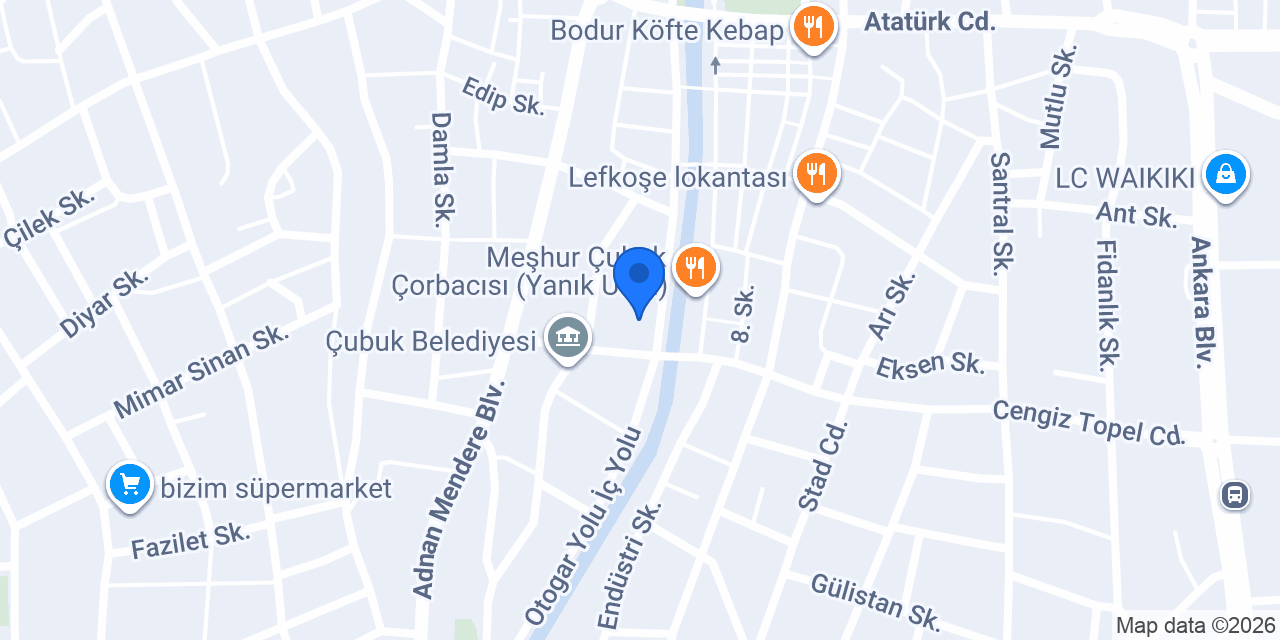 TDM Mimarlık Mühendislik konumu