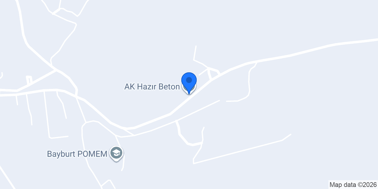 AK Hazır Beton konumu