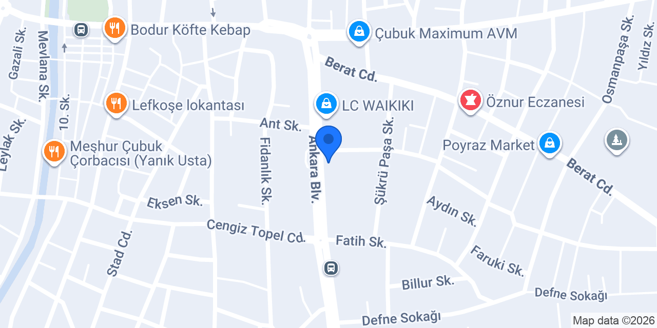 Hacı Baki Çubuk konumu