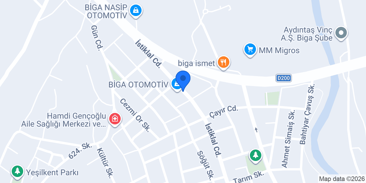 Biga Anadolu İmam Hatip Lisesi konumu
