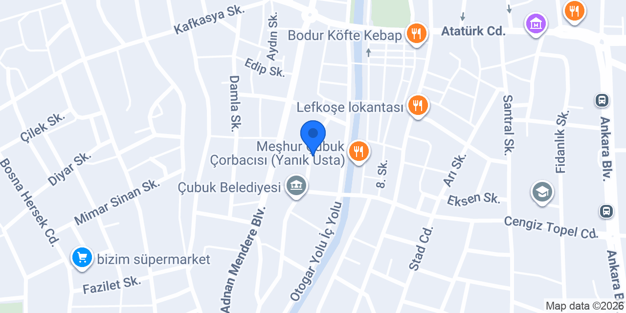 Köfteci Mesut Usta konumu