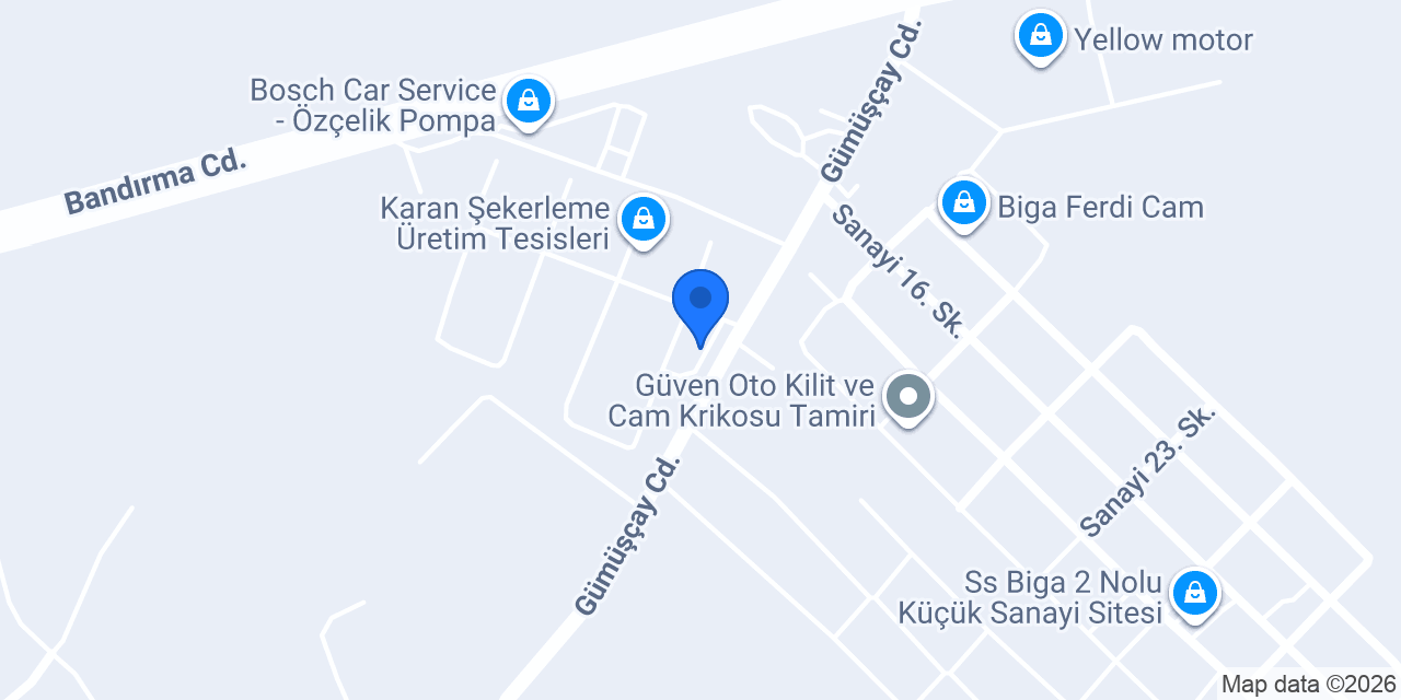 Biga Ticaret Borsası Kantarı konumu