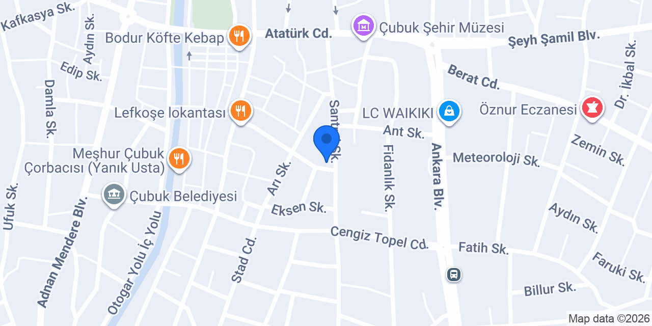 Elif Sürücü Kursu konumu