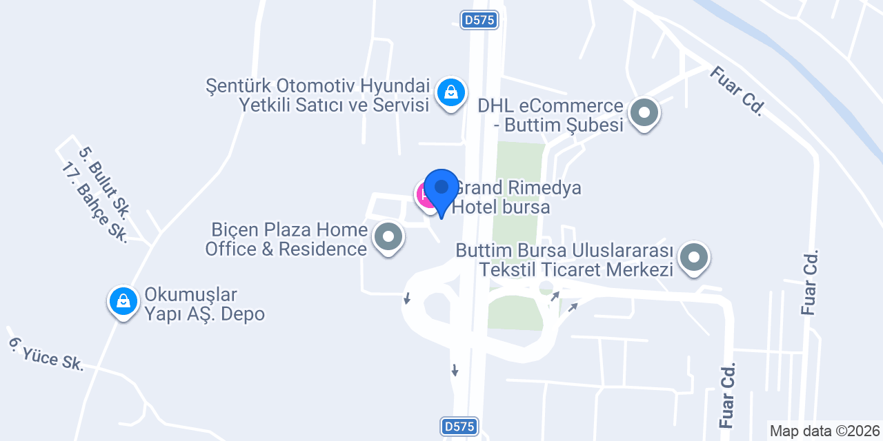 Garanti BBVA Buttim Şubesi konumu