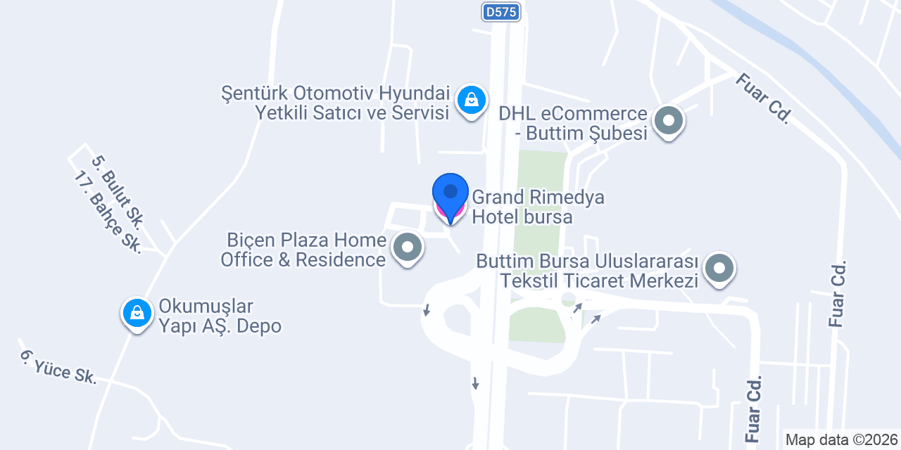 Grand Rimedya Hotel bursa konumu