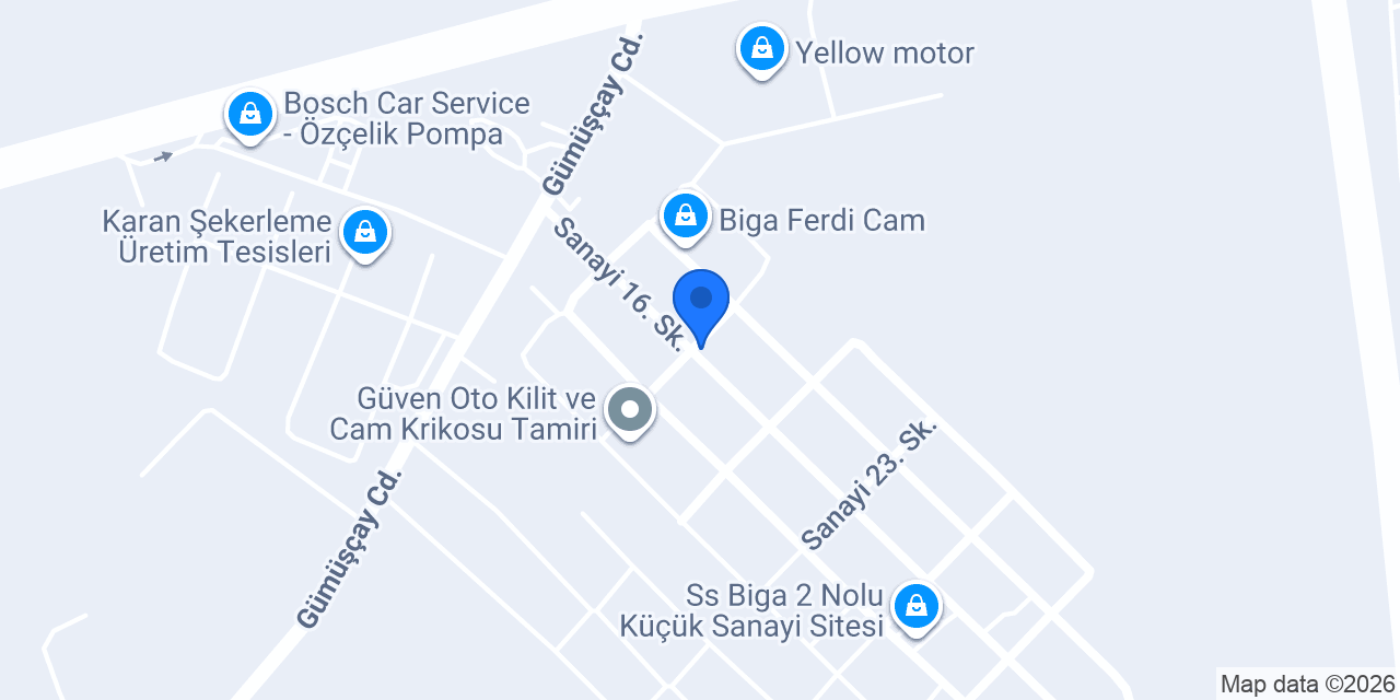 Biga Mesleki Eğitim Merkezi konumu