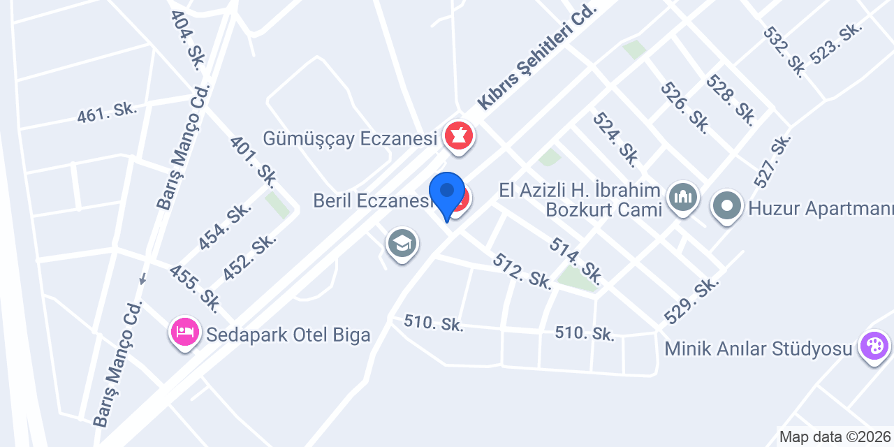 Şirintepe Aile Sağlığı Merkezi konumu