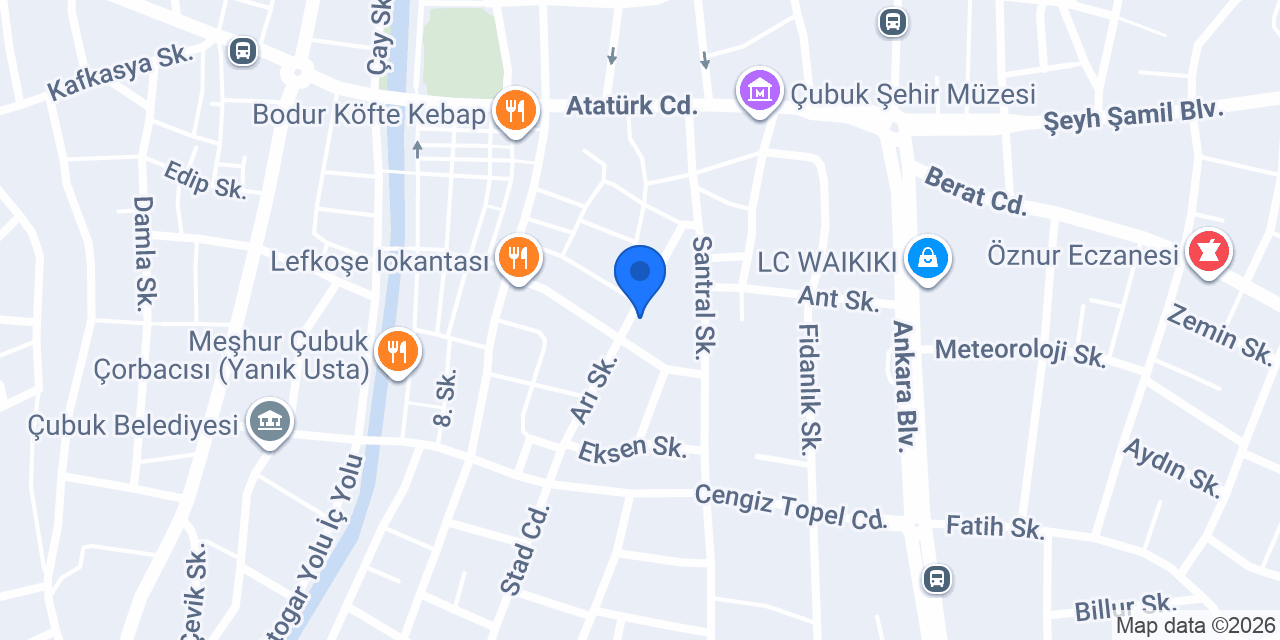 ŞAHİNOGLU DOGALGAZ VE TESISAT konumu