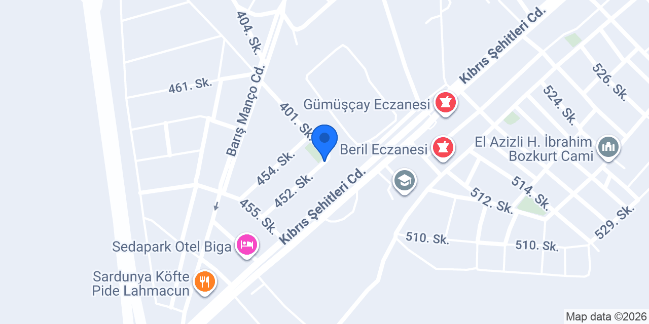 Uzm. Dr. Çisem Dilbaz Akyüz konumu