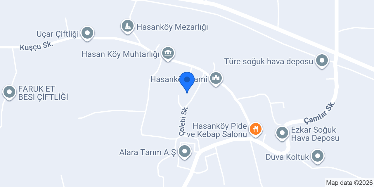 BTT Gıda konumu