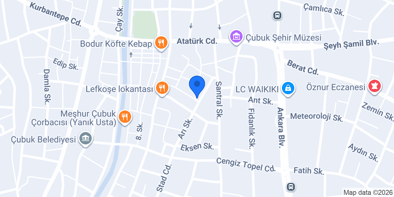 ÇUBUK SÜRÜCÜ KURSU konumu