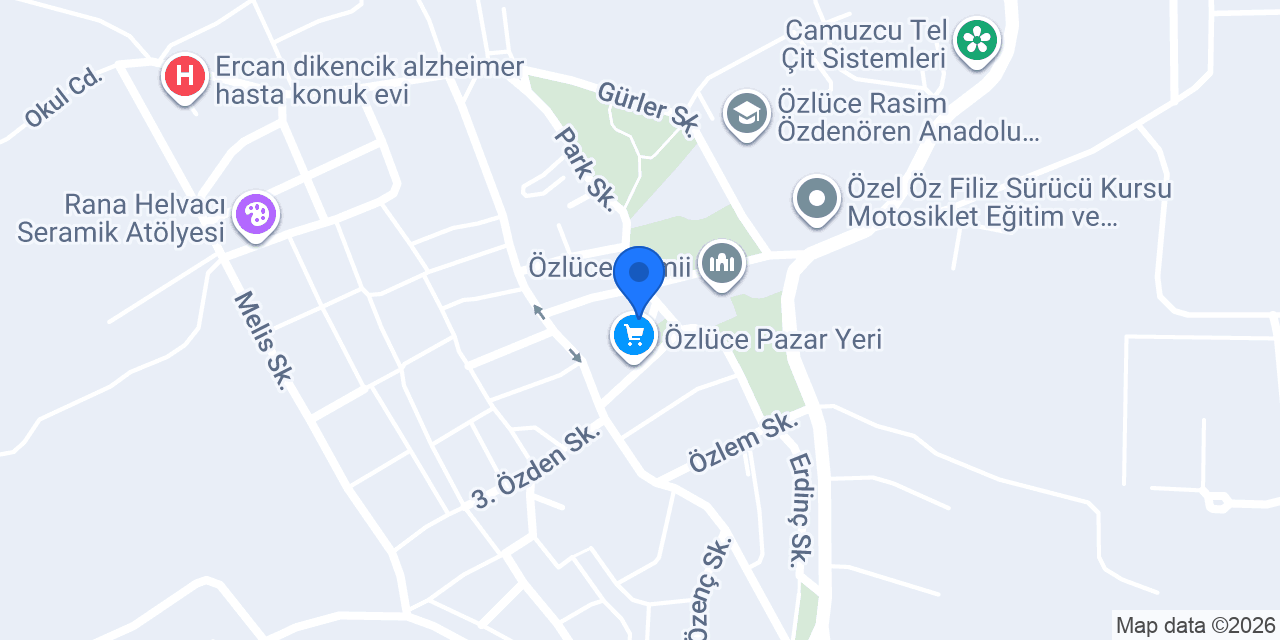 Gündeşler Market konumu