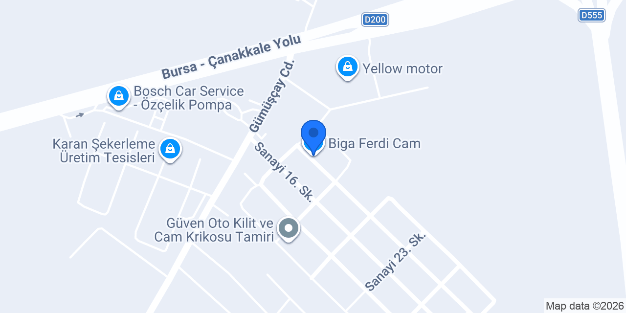 Biga Ferdi Cam konumu