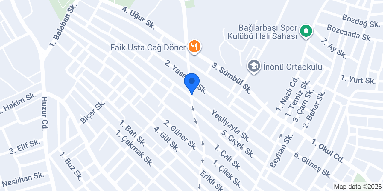 Örgün Kıraathanesi konumu