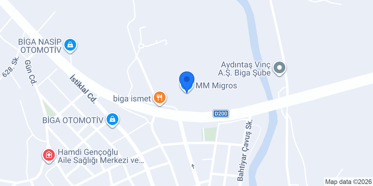 MM Migros konumu