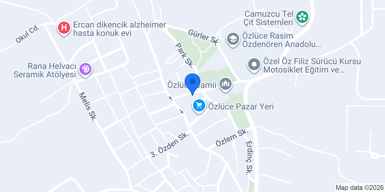 Nilüfer Çay Bahçesi konumu