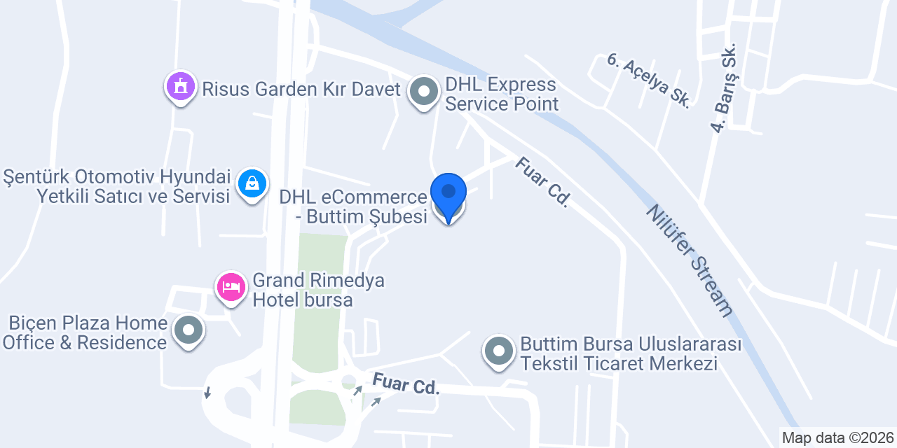 DHL eCommerce - Buttim Şubesi konumu