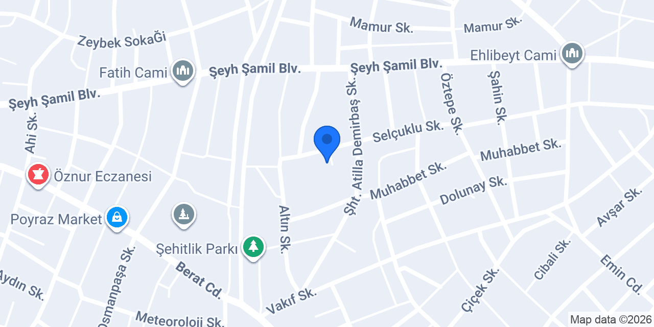 Fatih Kız Öğrenci Yurdu konumu