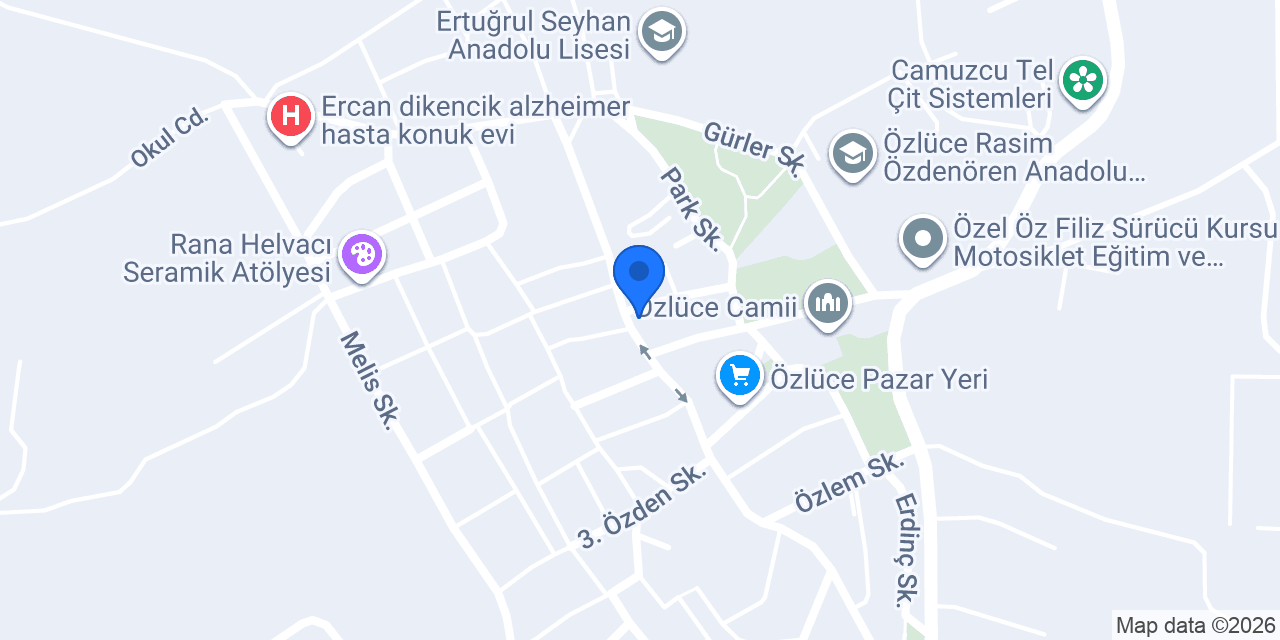 KÖZ'DE ÖZLÜCE konumu
