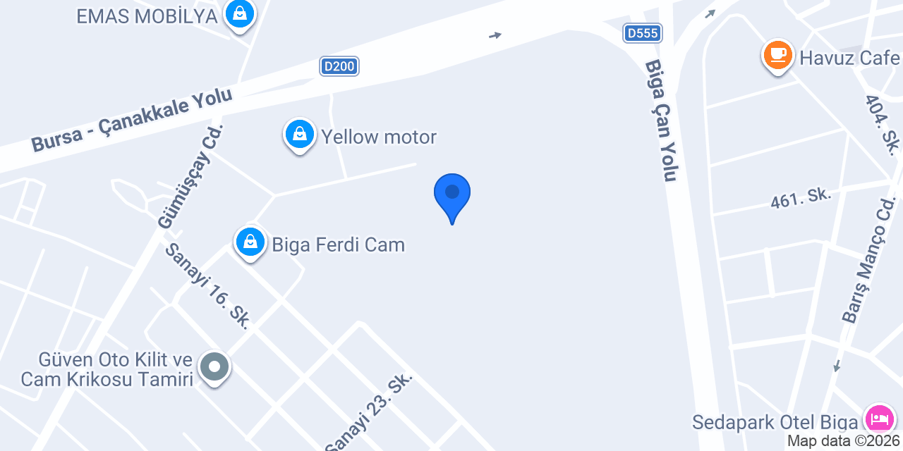 HAS TEL ÖRGÜ konumu