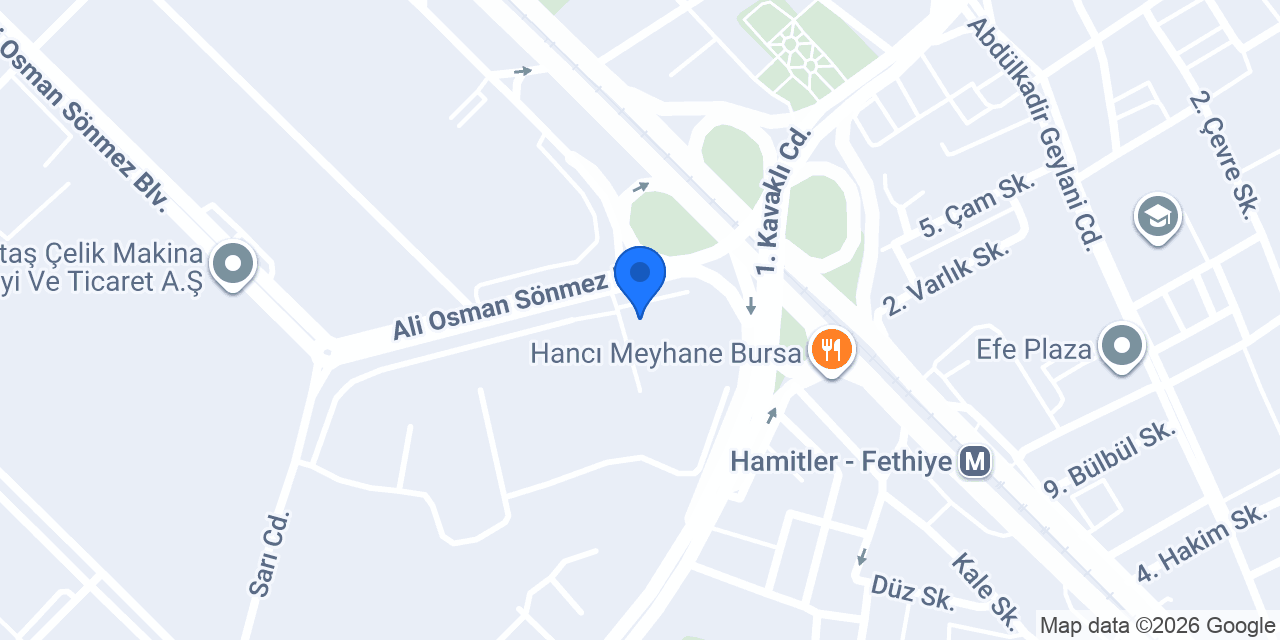 Cas Antrepo (Bursa Gümrükleme) konumu