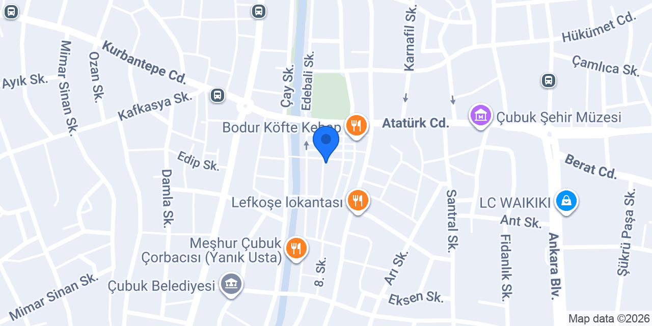Gökçe Otel konumu