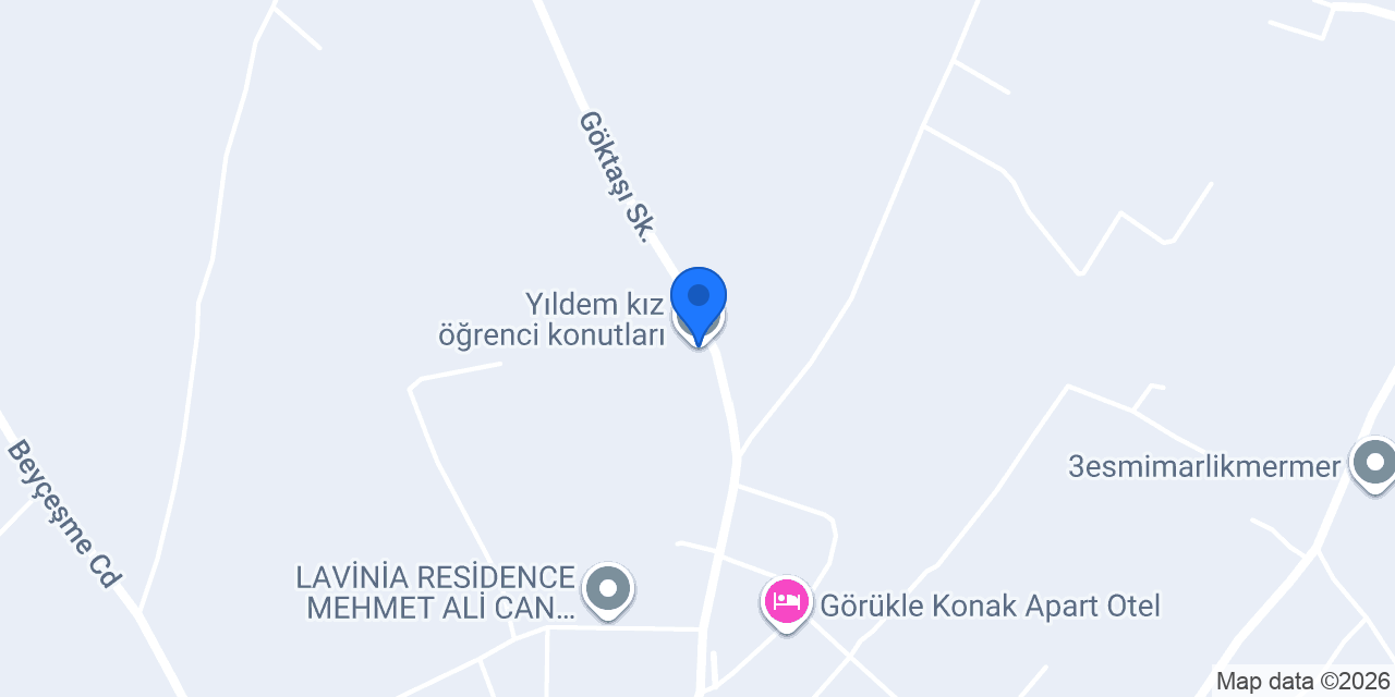 Yıldem kız öğrenci konutları konumu