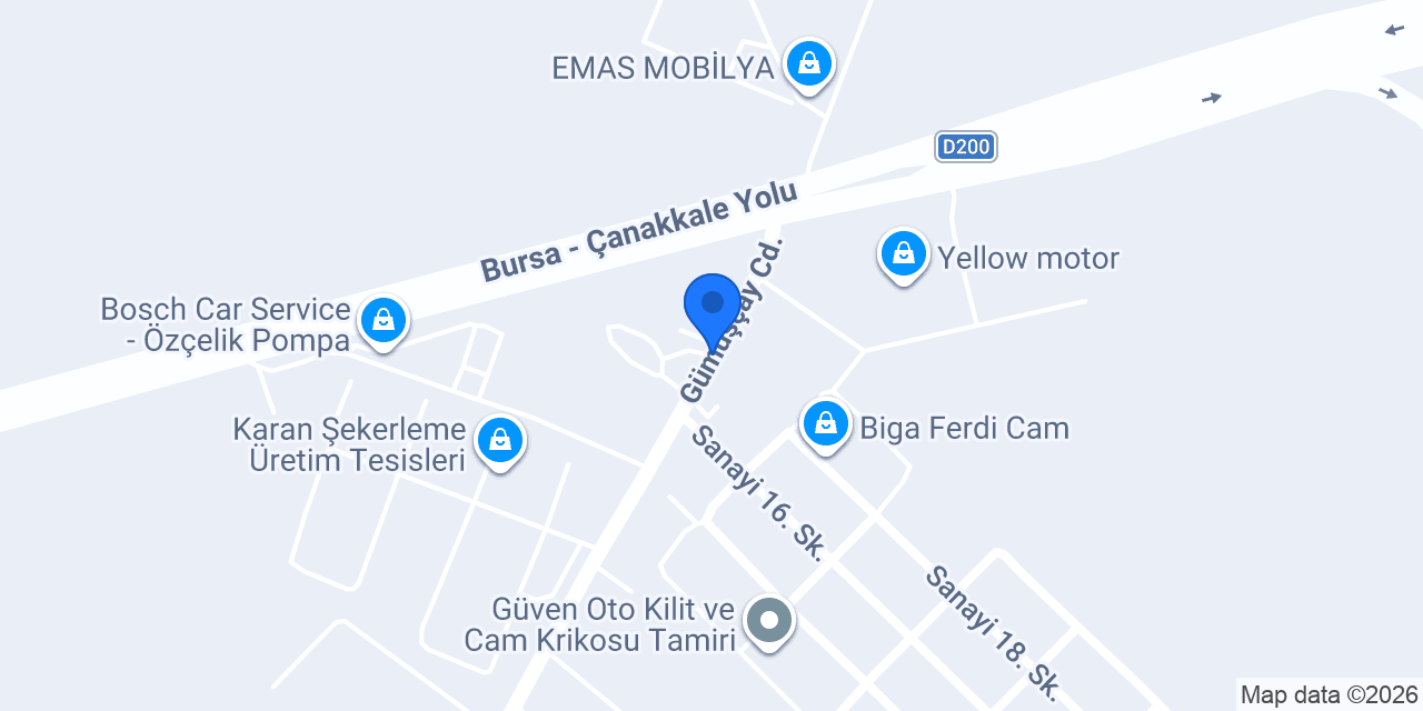 TM Tasarım Mobilya konumu