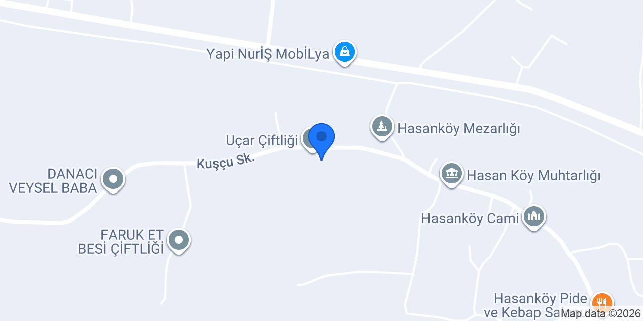 Kadri yağcı çiftliği konumu