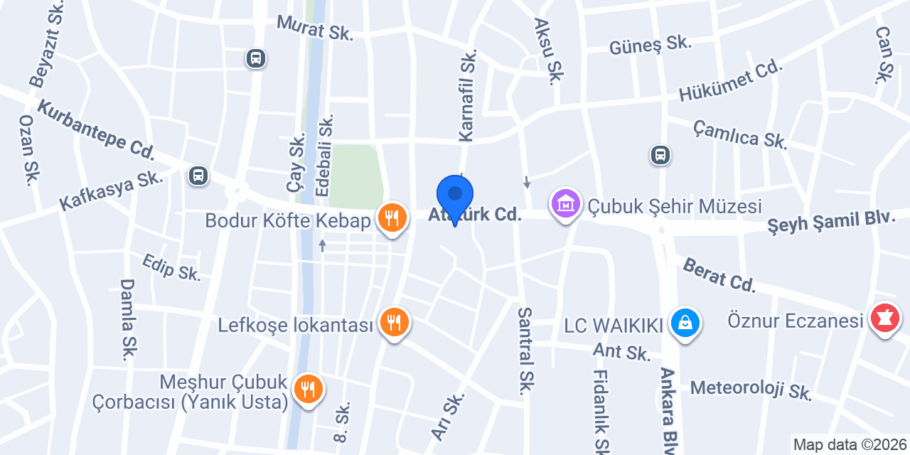 MERKEZ OKEY SALONU konumu