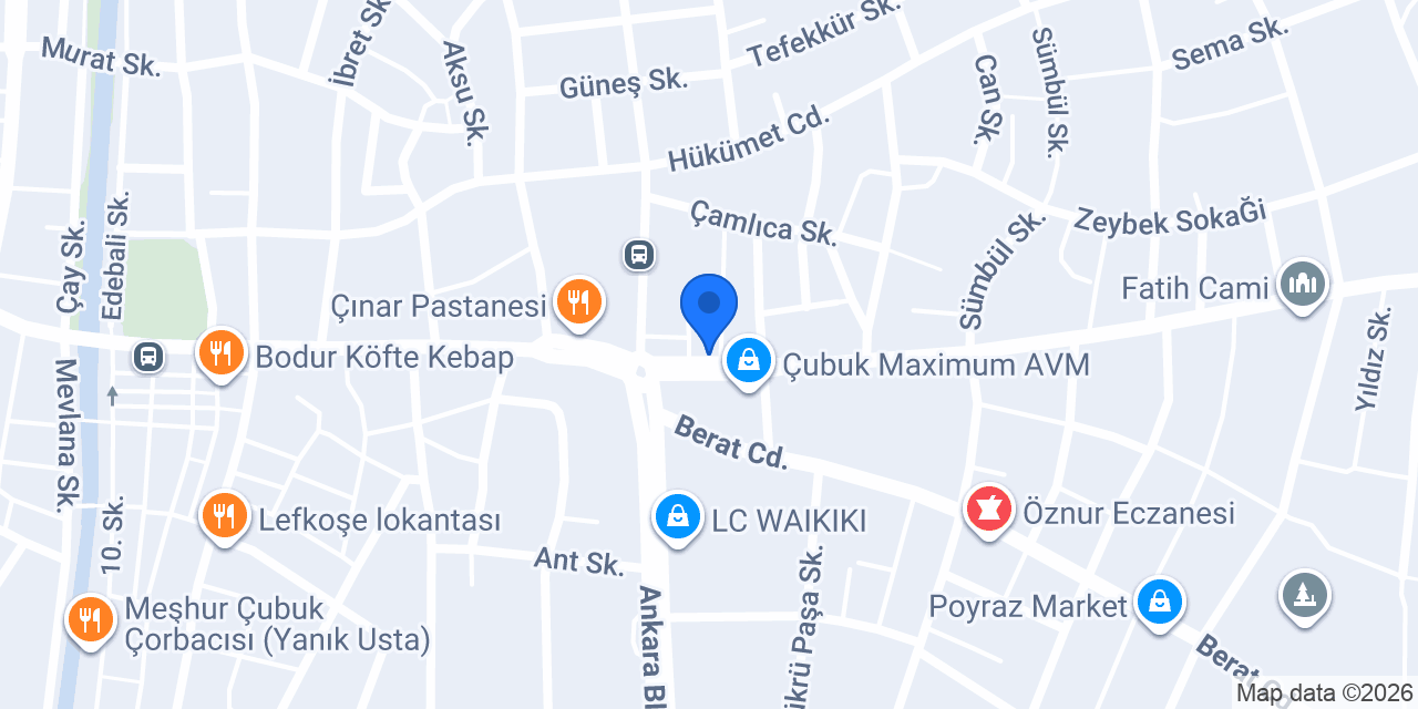 Hisar Erkek Kuaförü konumu