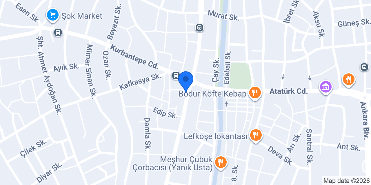 Şahan Pide Salonu konumu
