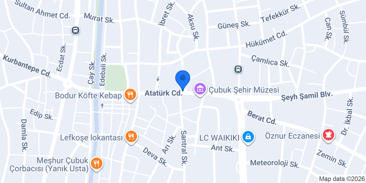 Çubuk Öncü Döner konumu