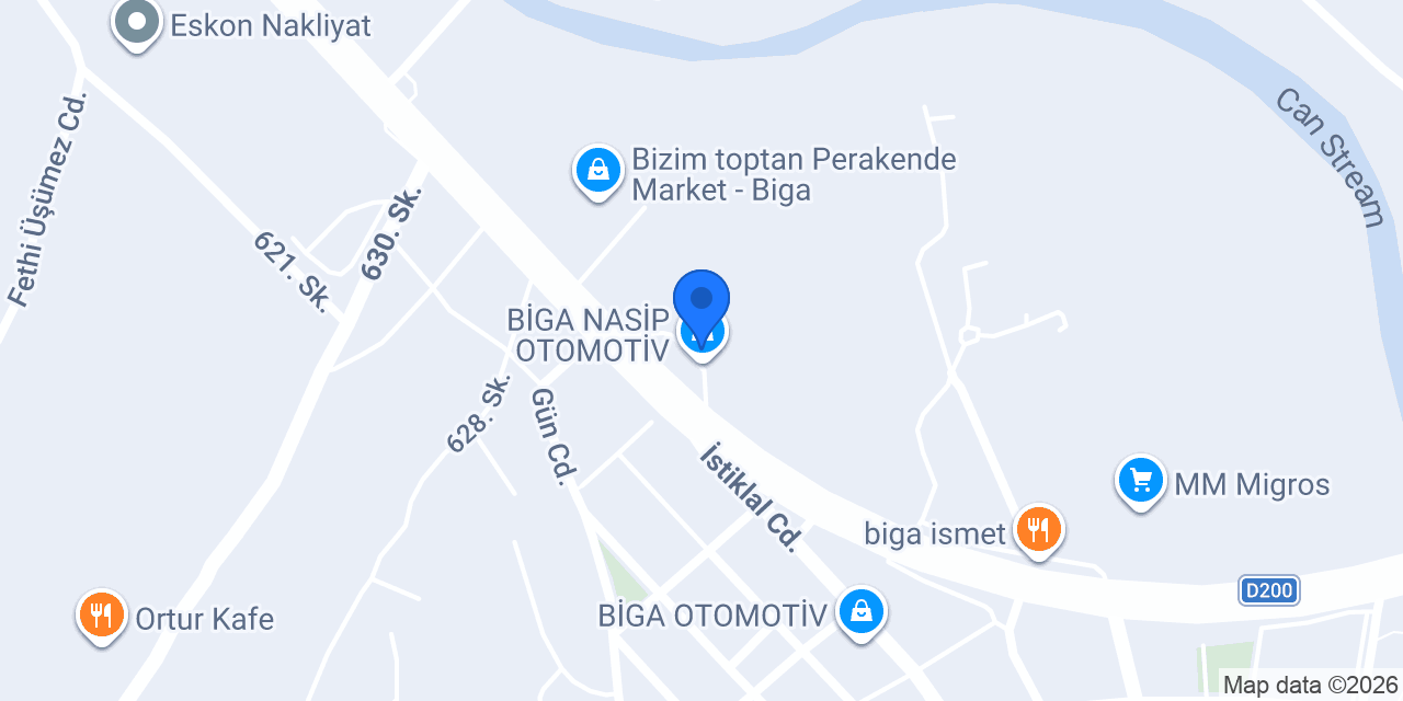TRUVA TRAKTÖR BİGA konumu