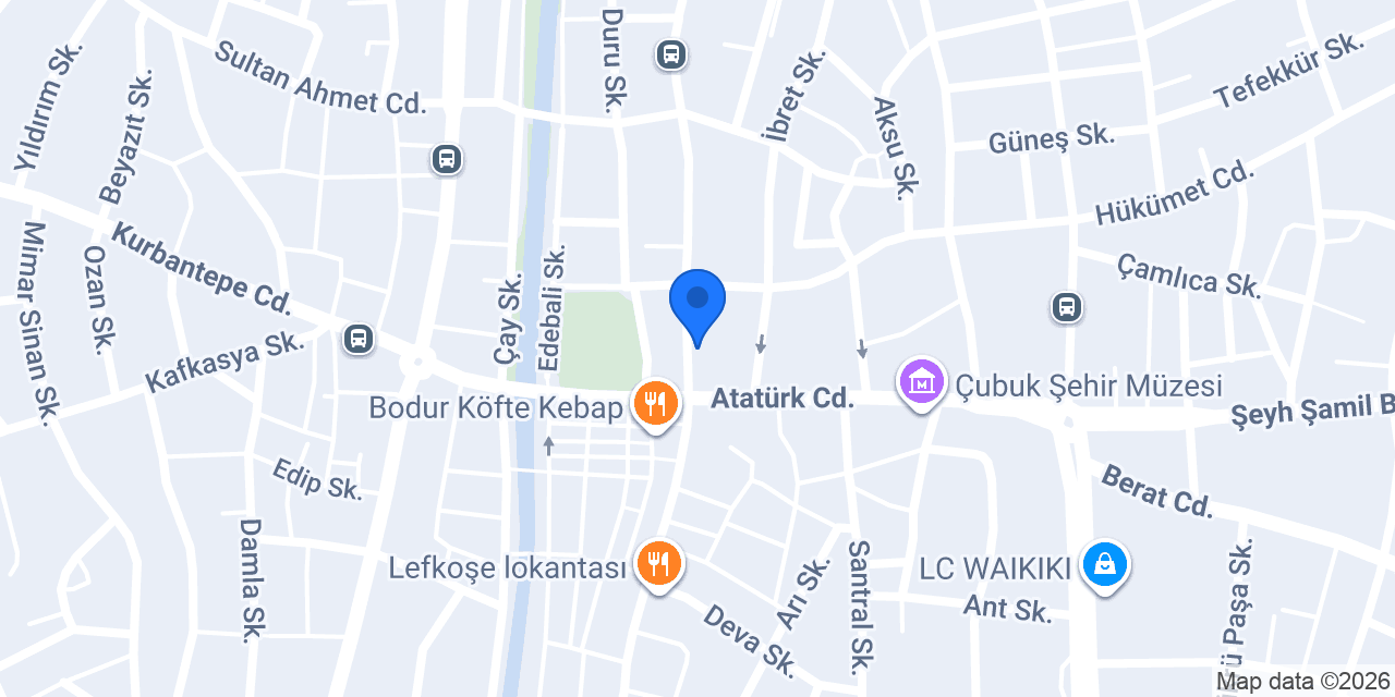 BRT GRUP İSTİKBAL ÇUBUK konumu