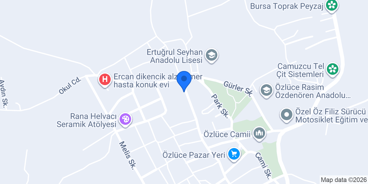 NİLÜFERDE SİGORTA - OLASI RİSK SİGORTA konumu