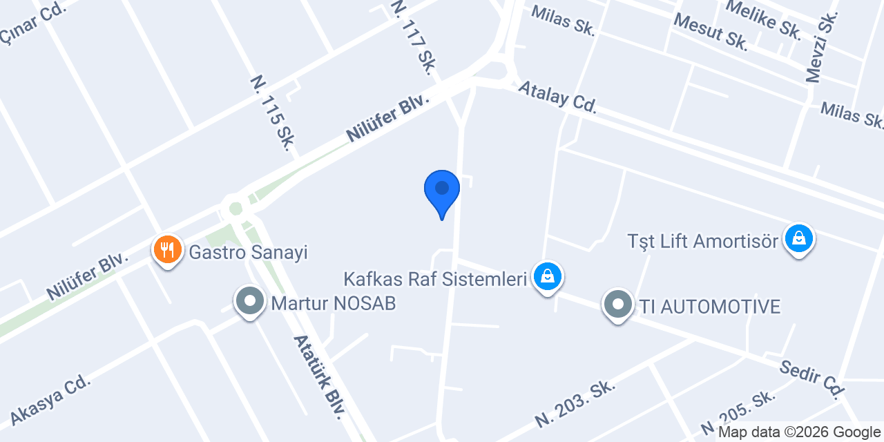 ORAU Orhan Otomotiv Kont.Sis.San. AŞ konumu