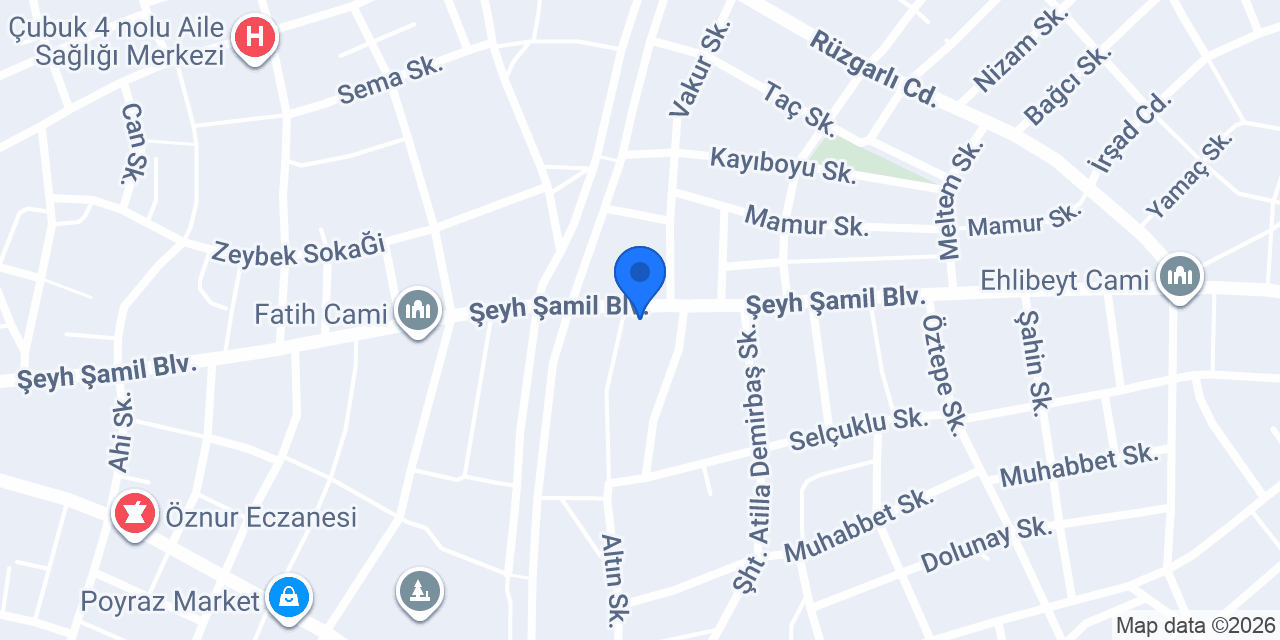 Özen Ekmek Fırını konumu