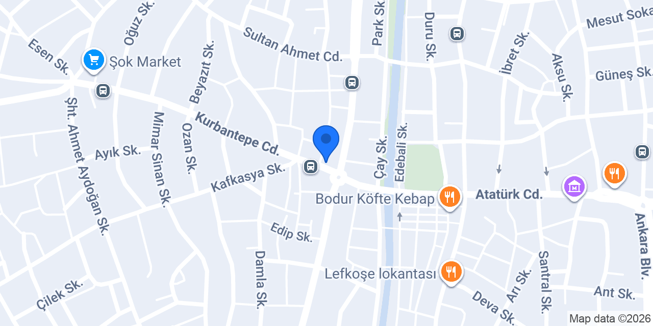 Kıbrıs Lokantası konumu