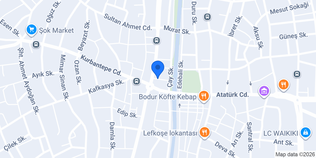 Yedoy Kebap konumu