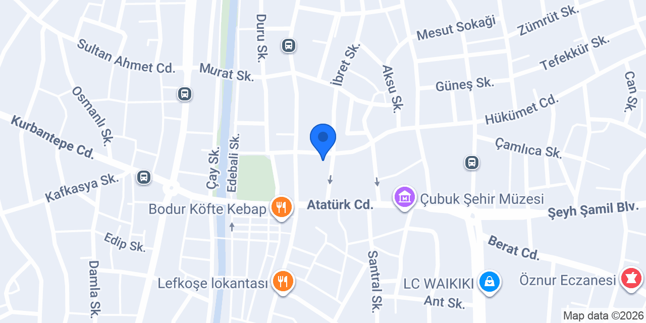 Buket börek fırını konumu