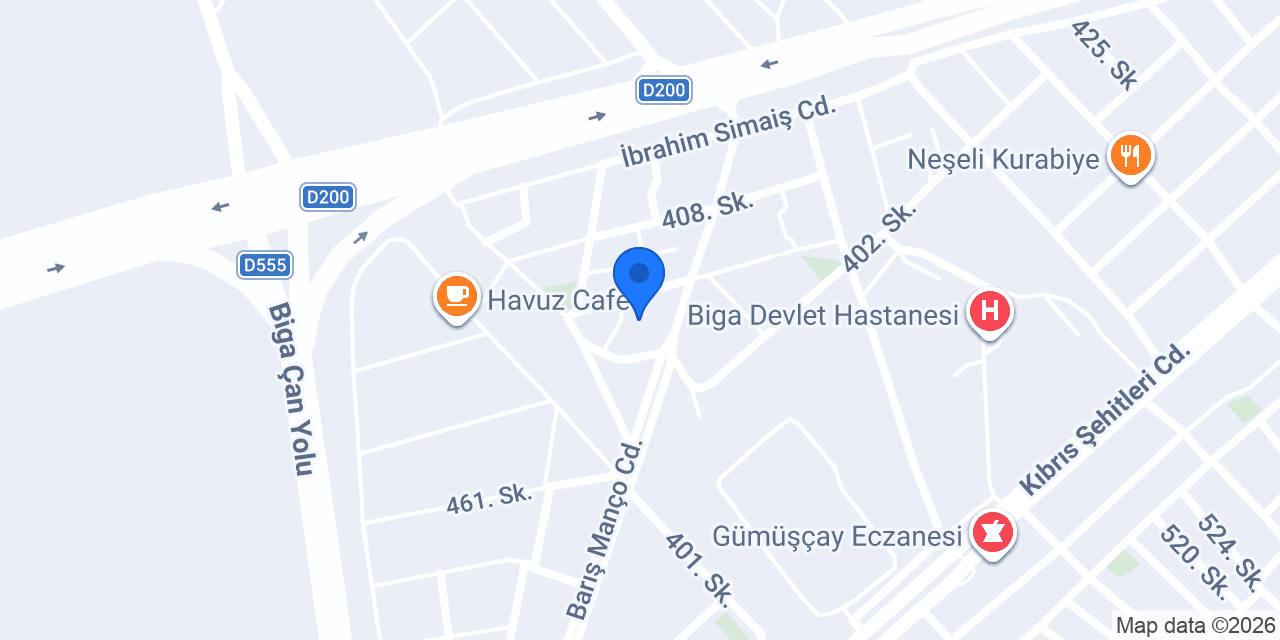 Salim Yavaşça Atölyesi konumu