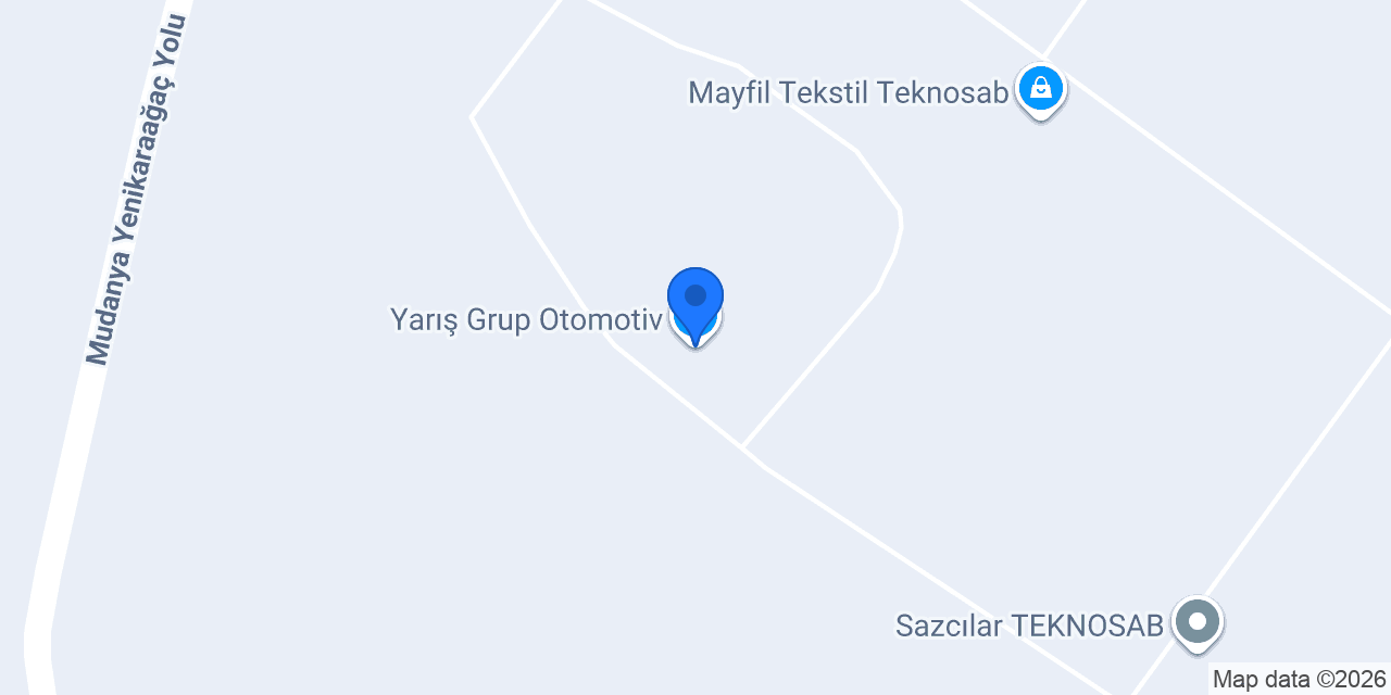 Yarış Grup Otomotiv konumu