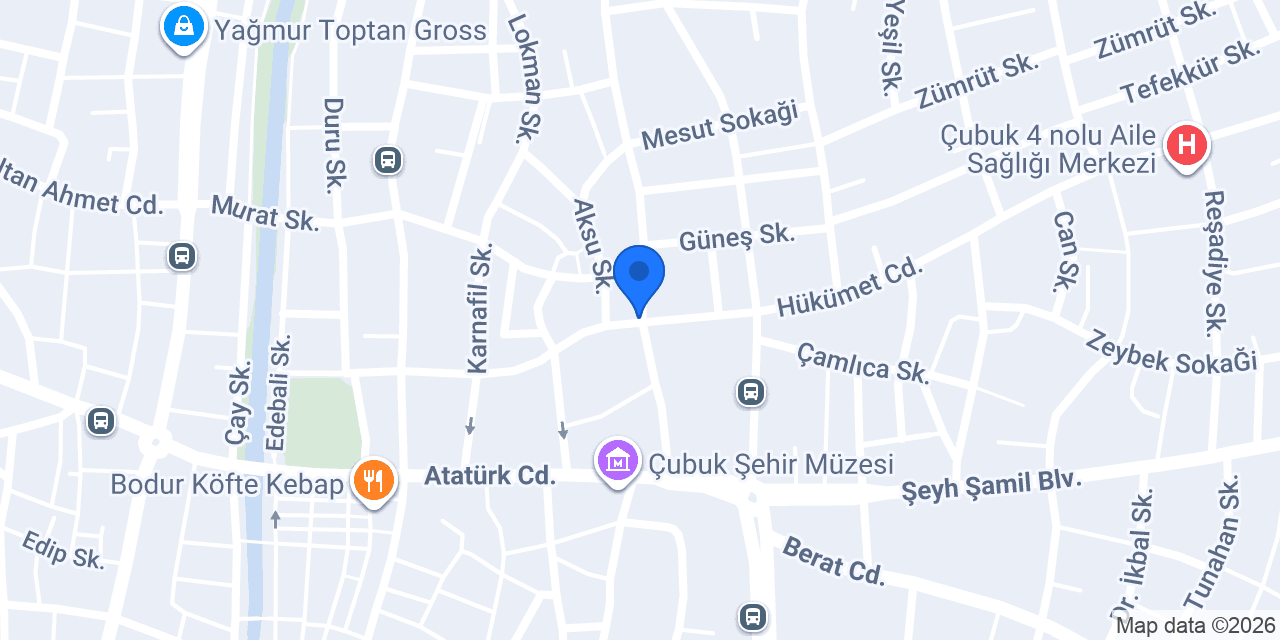 Çubuk Hükümet Taksi konumu