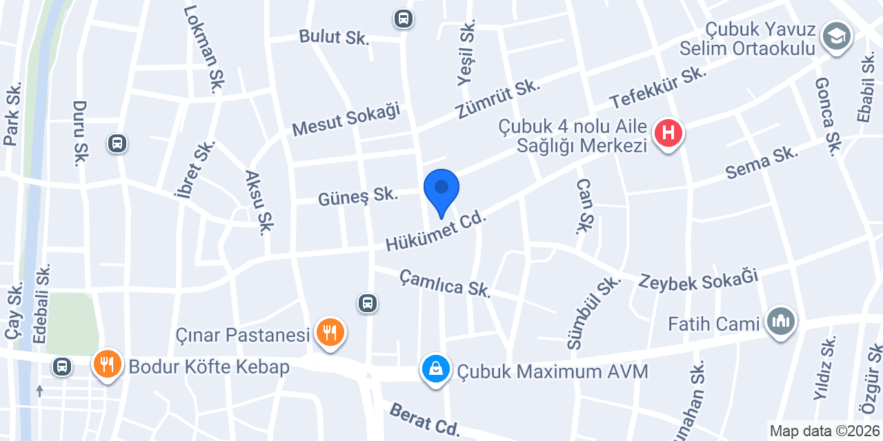 Cevher Süpermarket konumu