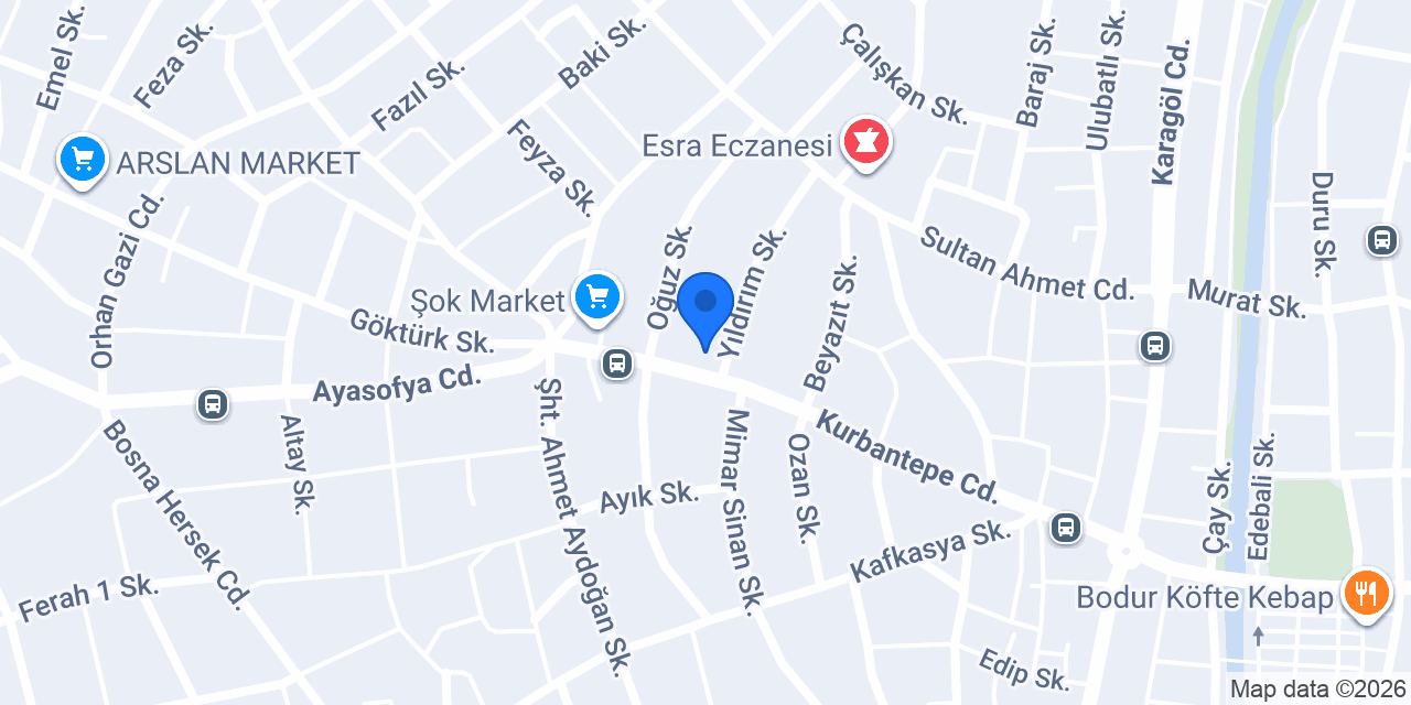 KOÇ SÜPERMARKET konumu