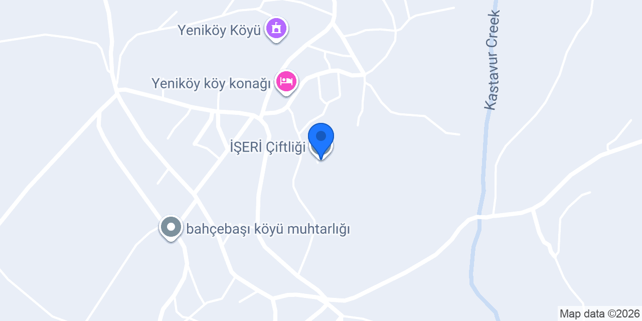 İŞERİ Çiftliği konumu